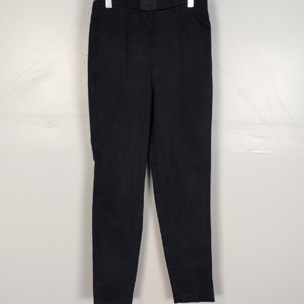 Oska Cotton Blend Straight Leg Pants